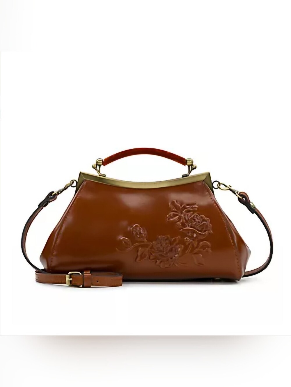 Patricia Nash Mini Rose Tooled Kelmscott in Tan